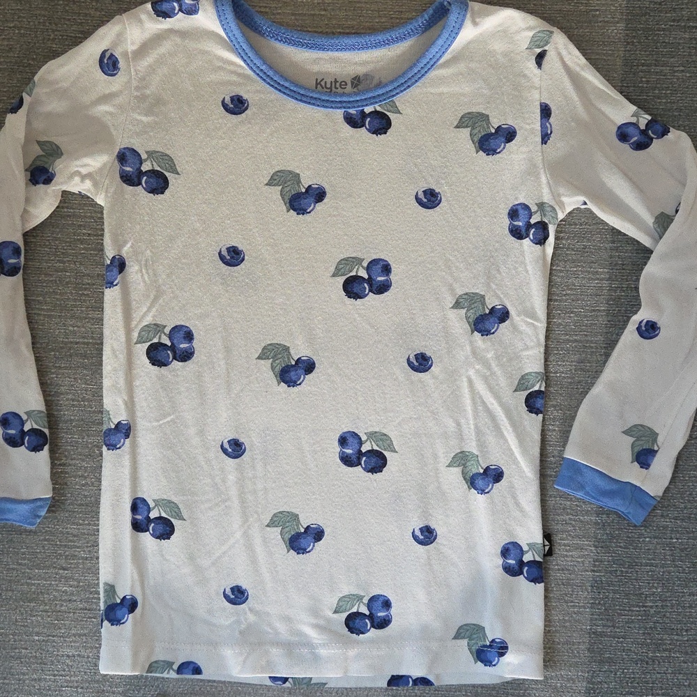 Kyte BABY Long Sleeve Pajamas Blueberry 2T - Picture 3 of 9